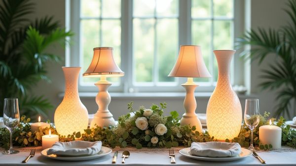 Raffinez votre décoration avec des luminaires en porcelaine